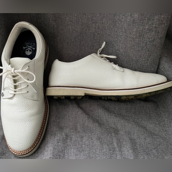 G/Fore Gallivanter Pebble Leather Mens Golf Shoe SZ 11 - Picture 2 of 6